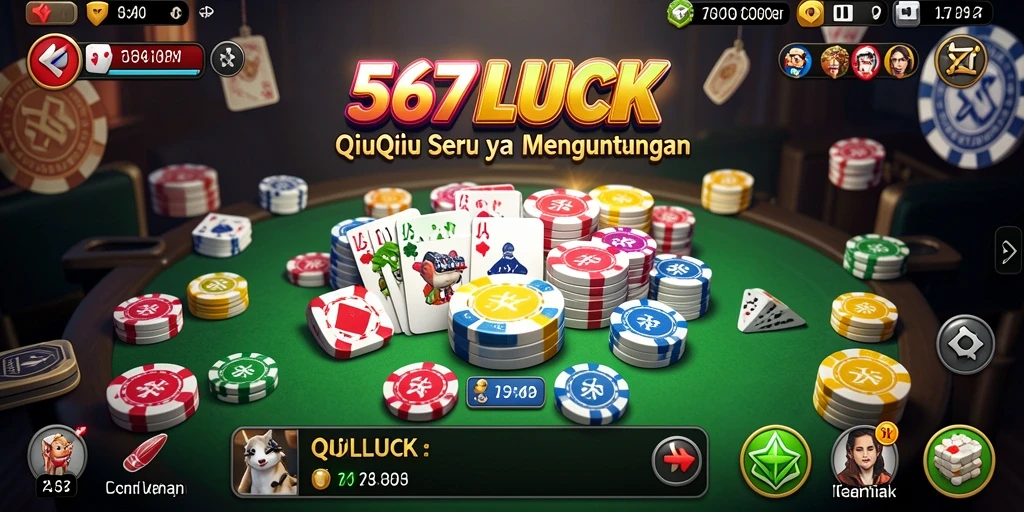 Gameplay seru QiuQiu di 567LUCK yang menantang.