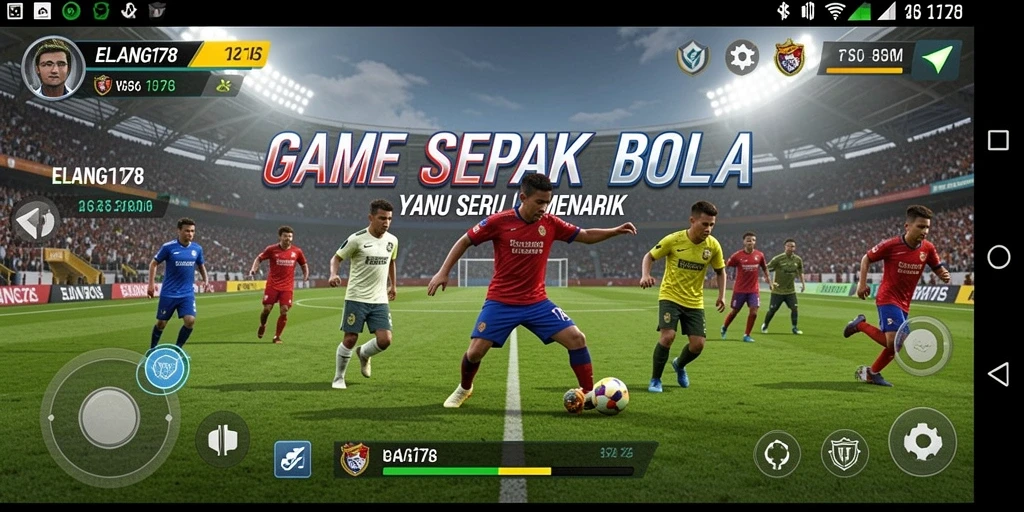 Screenshot gameplay ELANG178 yang menunjukkan aksi seru di lapangan.