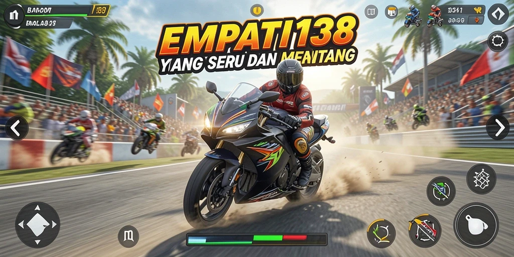 Gameplay seru balapan motor di <strong>EMPATI138</strong> yang mendebarkan.