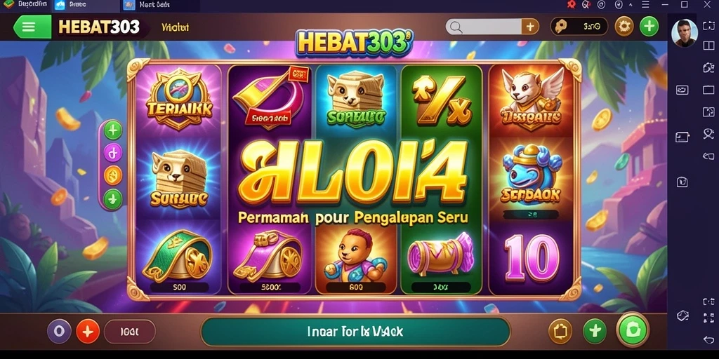 Tampilan gameplay HEBAT303 yang seru dan mengasyikkan di layar smartphone.