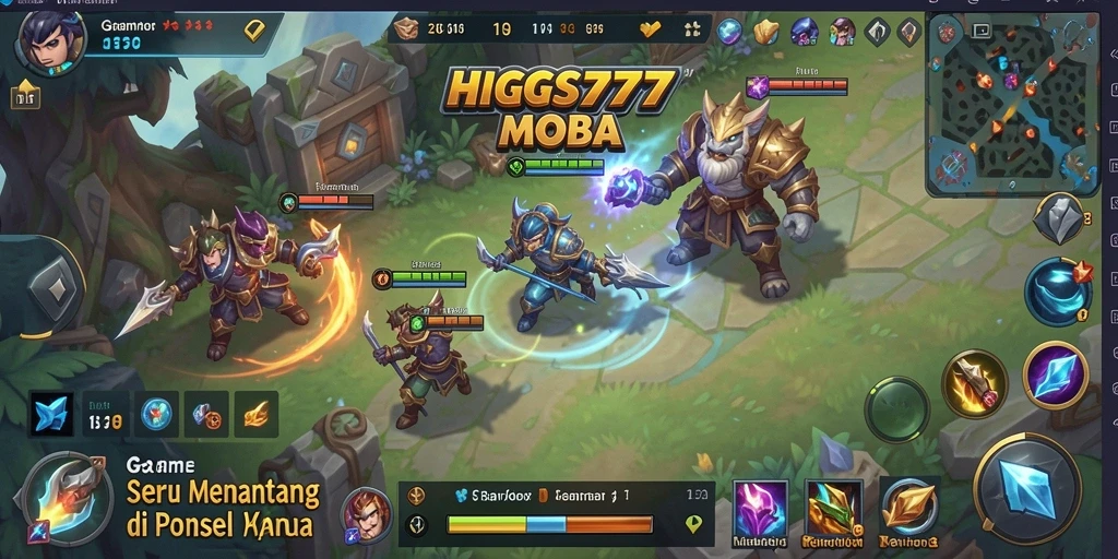 Tampilan gameplay HIGGS777 yang mendebarkan dan penuh aksi.