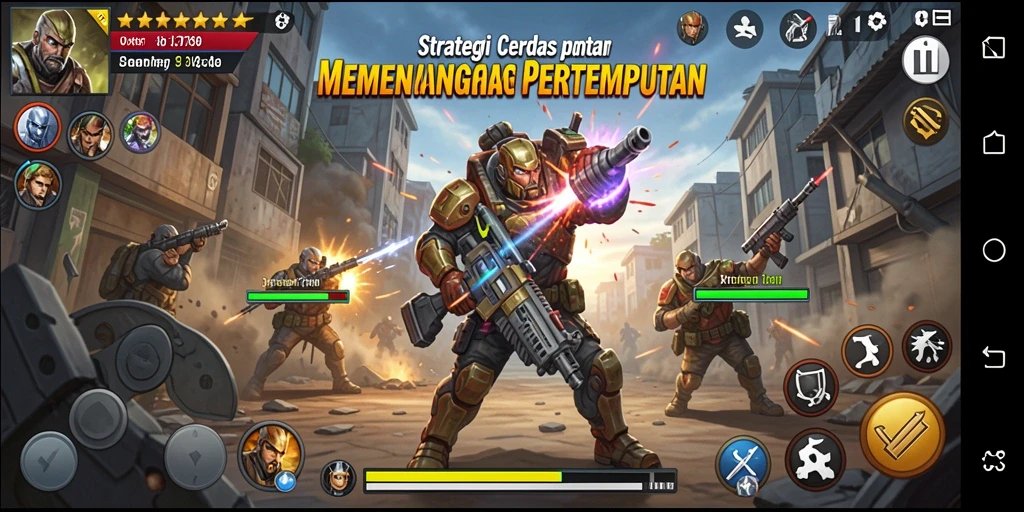 Tangkapan layar JKTOK menampilkan pertempuran strategi yang intens dan mendebarkan.