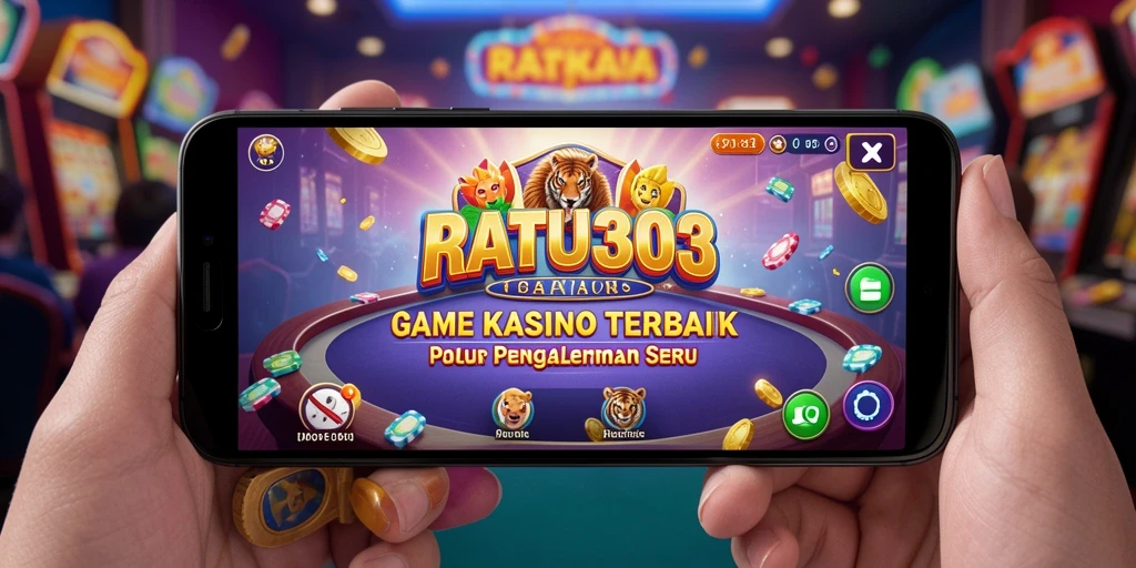 Screenshot gameplay RATU303 menampilkan momen seru saat bermain kasino.